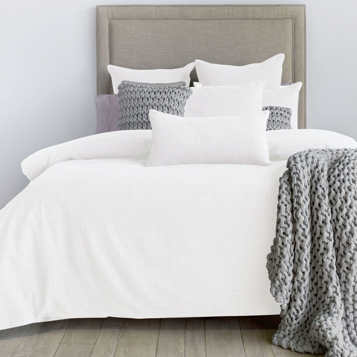 Waffle Weave 100% Cotton Duvet Cover Set
