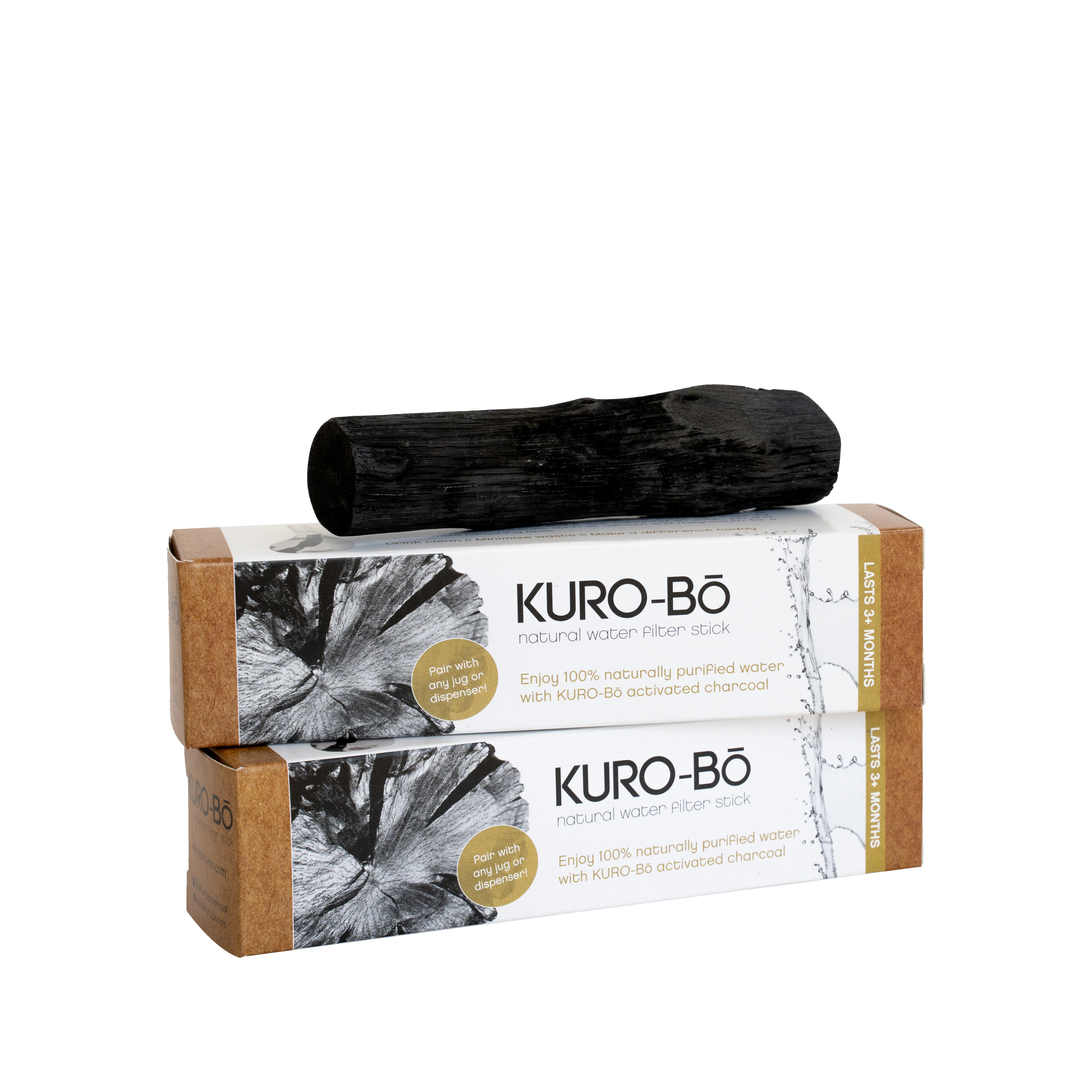 100% Natural Activated Charcoal Water Purifier Sticks