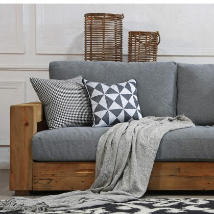 Pine Upholstered Couch