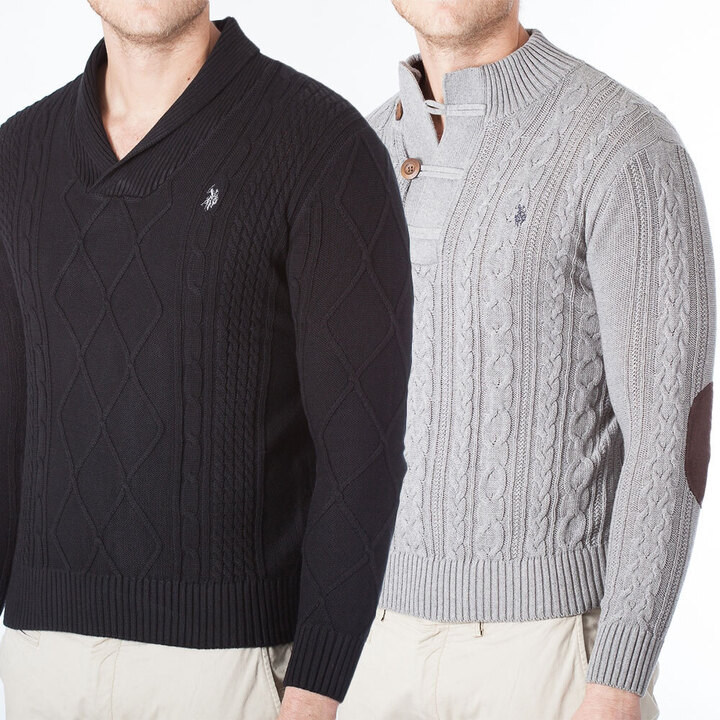 Men's 100% Cotton Cowl Neck Winter Jersey