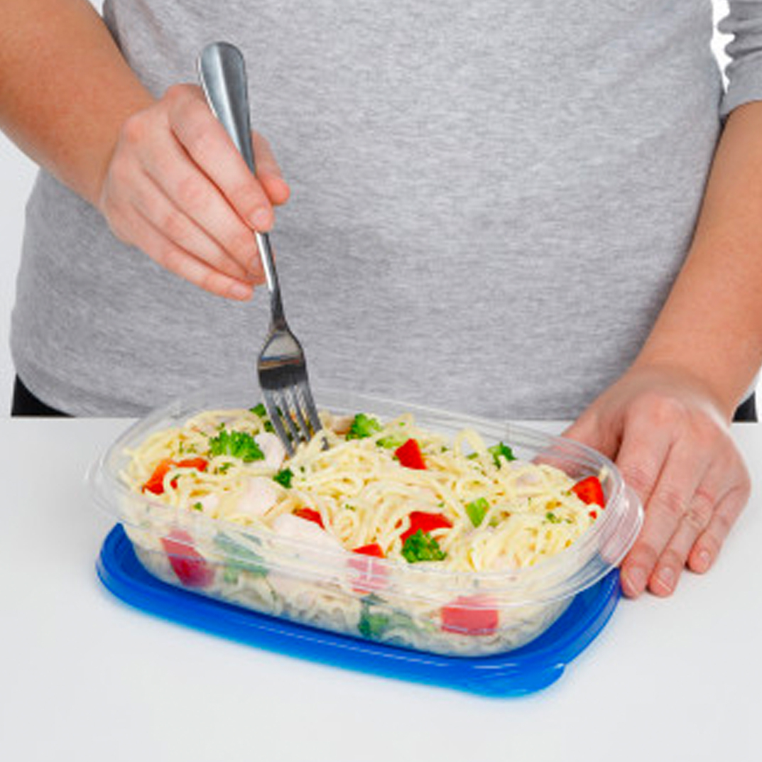 Pack of 6 950ml Rectangle Takealongs