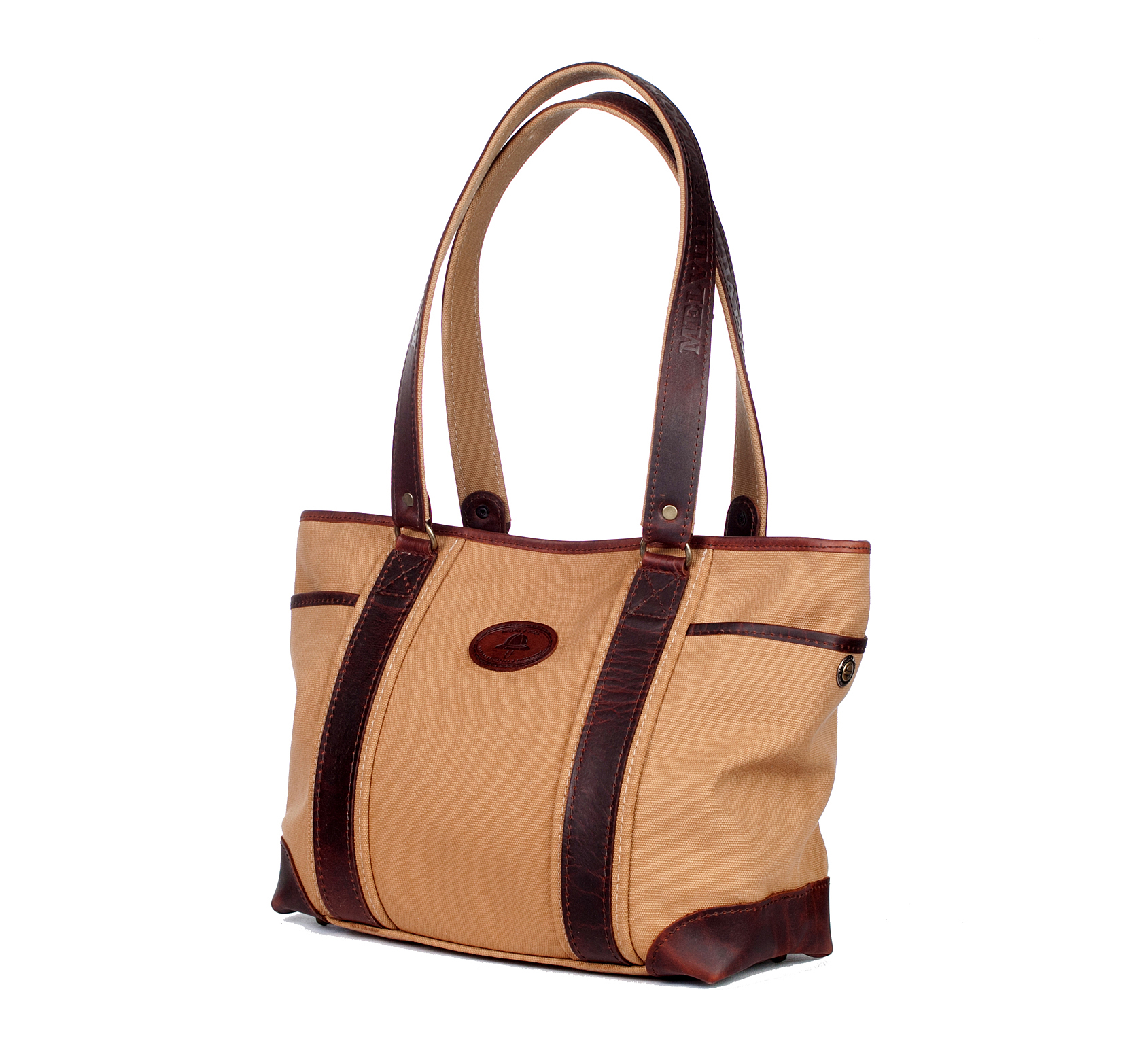 Dar Es Salaam Handbag with Genuine Leather Accents
