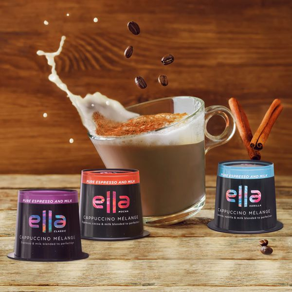 Pack of 24 Variety Cappuccino Mélange - Liquid Espresso and Milk Blend (75ml Each)