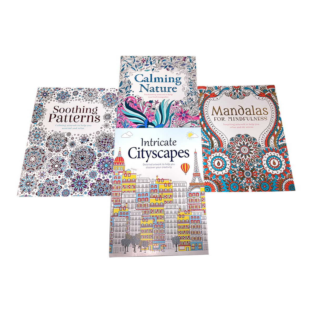 Mindfulness Adult Colouring Books (4 Books)