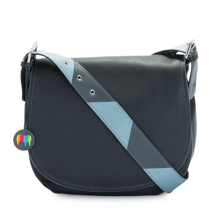 Genuine Nappa Leather Riga Full Flap Shoulder Bag