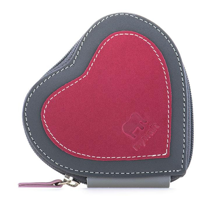 Genuine Nappa Leather Heart Purse