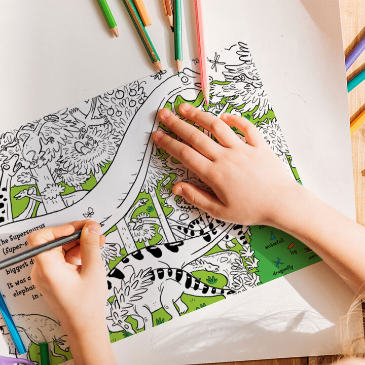 Pack of 4, Age 5-8 Colouring-In Activity Books
