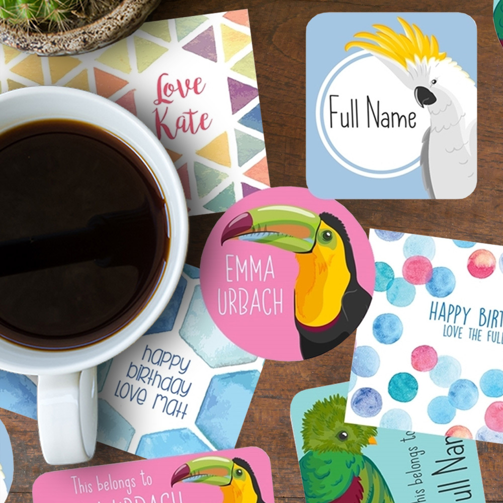 Pack of 80 Waterproof Multi-Purpose Stickers (Voucher Redemption)