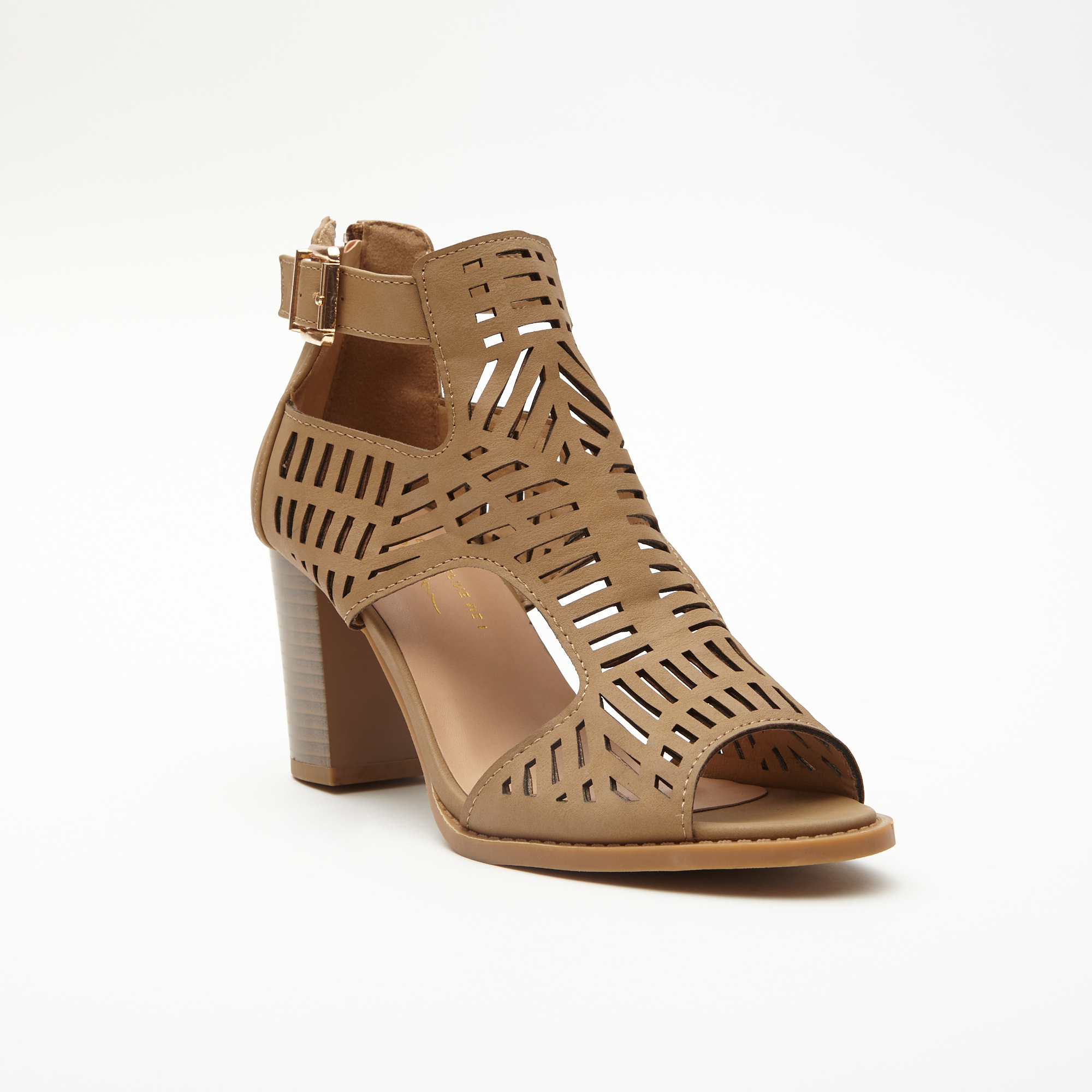 Lazer Cut-Out Heel