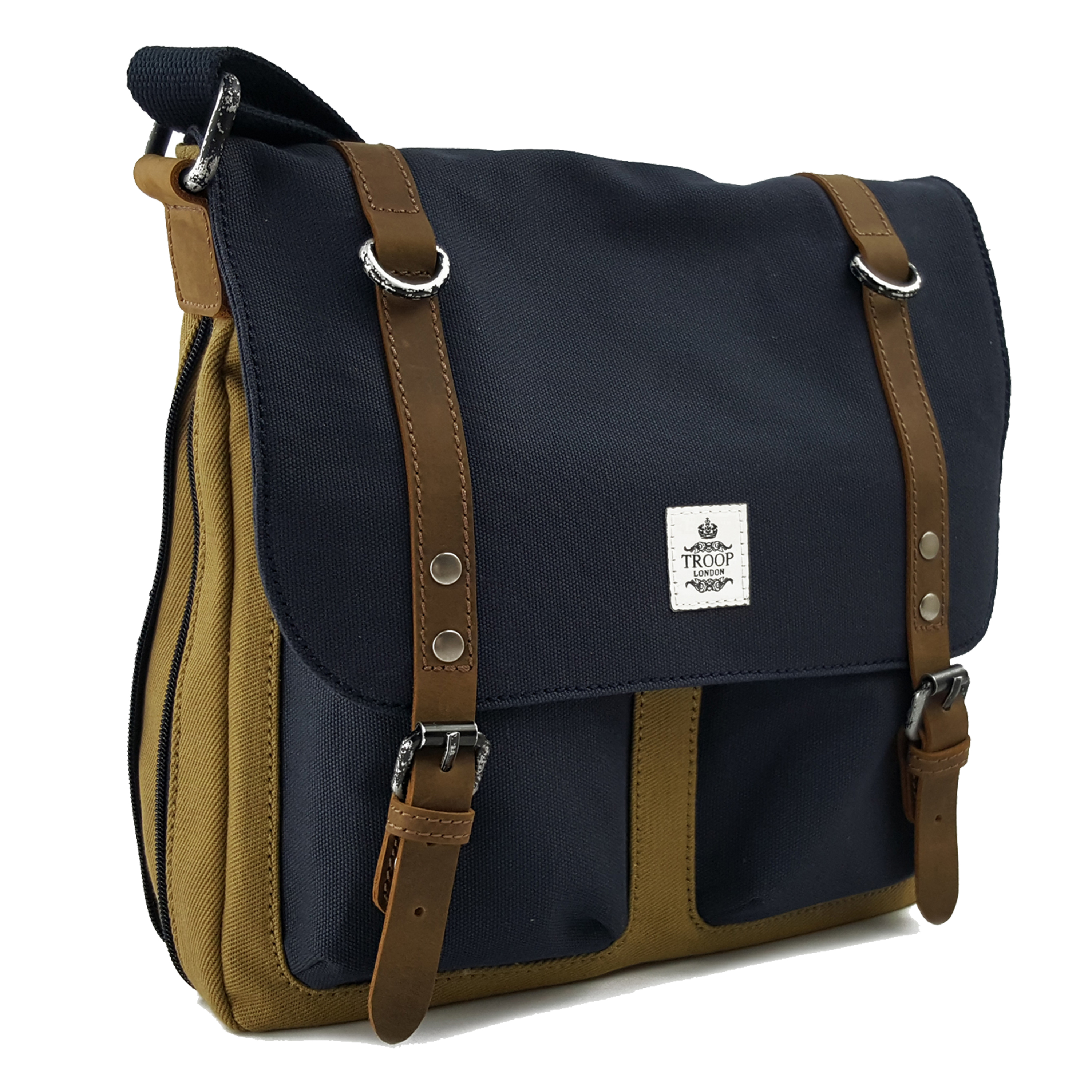 Cotton Canvas Messenger and Laptop Bag