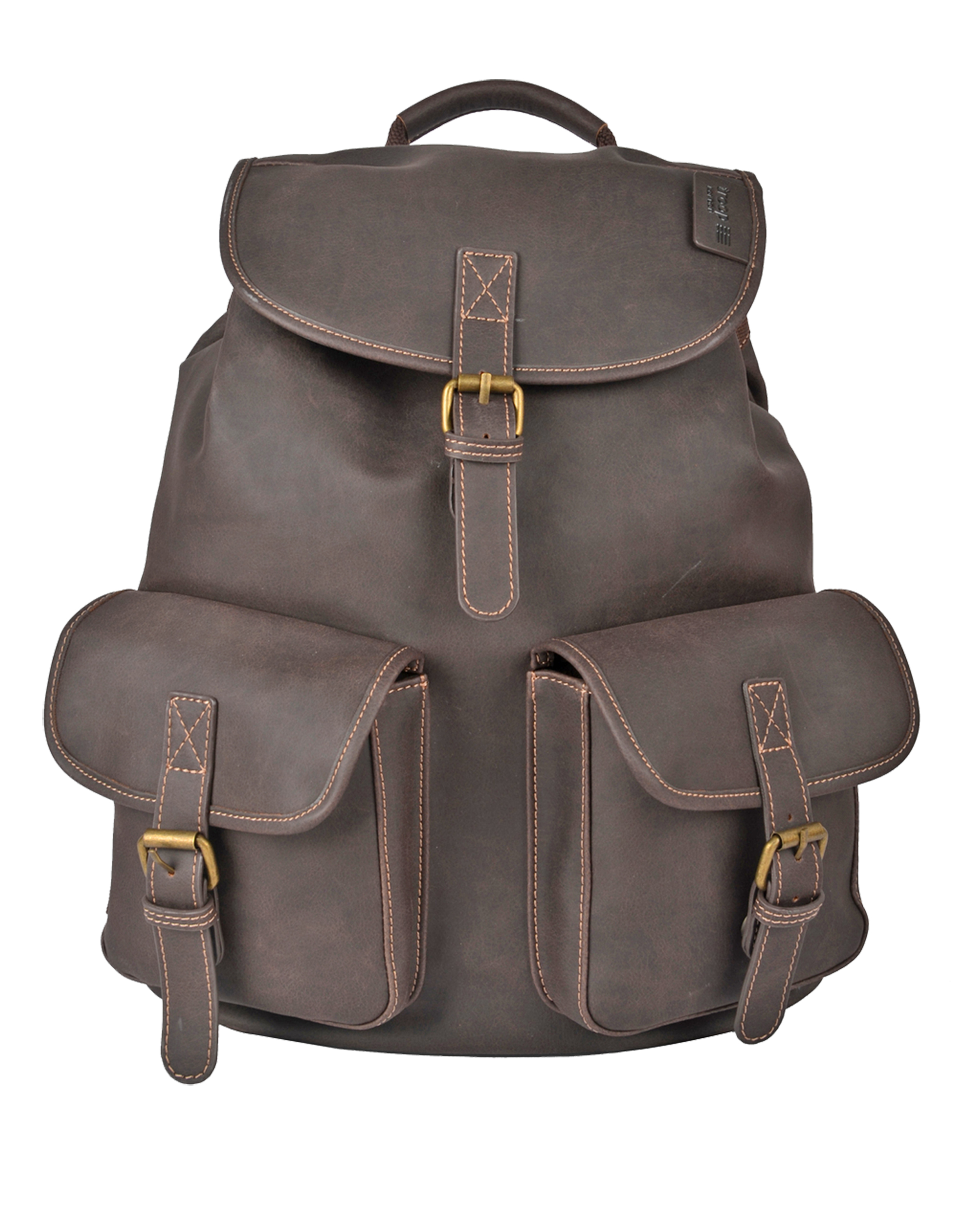 PU Matte Suede Utility Backpack