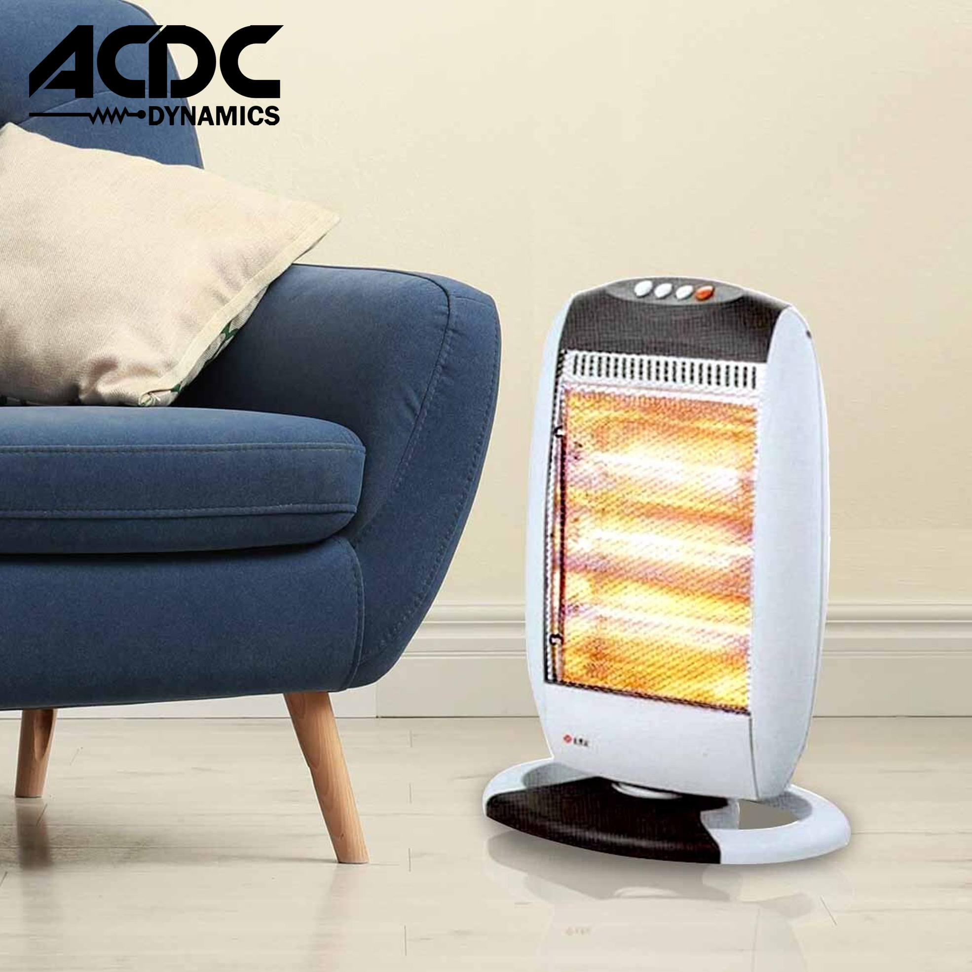 1200W 3 Bar Halogen Heater