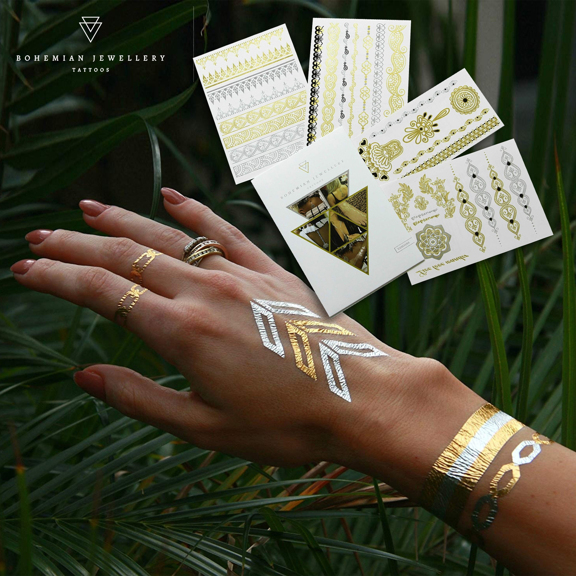 Temporary Jewellery Tattoos (More Options Available)
