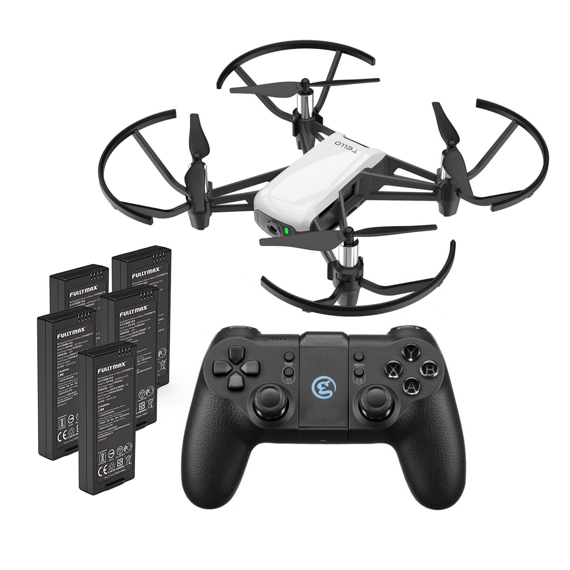 Tello Quadcopter with Controller (includes 5 Additional Batteries)