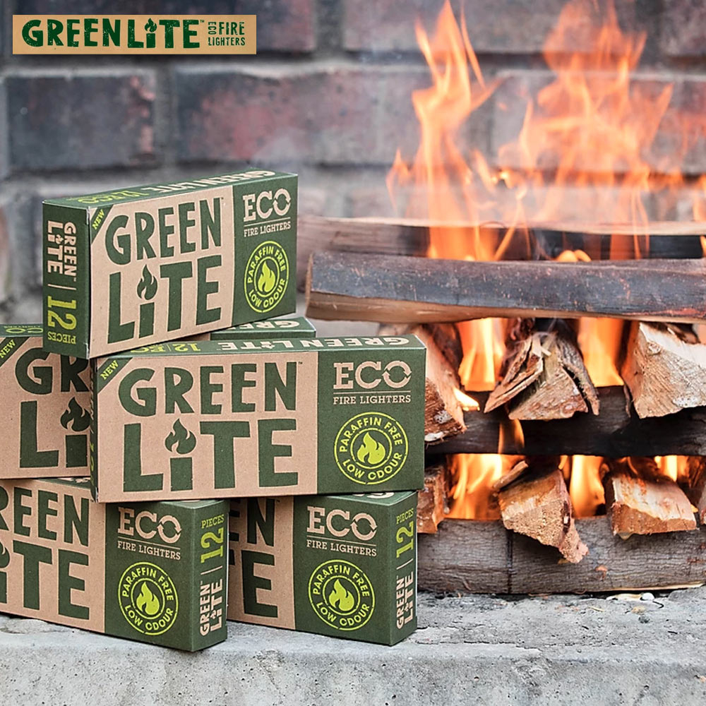 Pack of 20 Paraffin Free Eco Fire Lighters (12 Pieces Per Box)