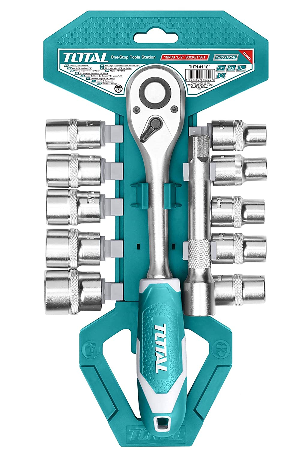 12-Piece 1/2" Socket Set