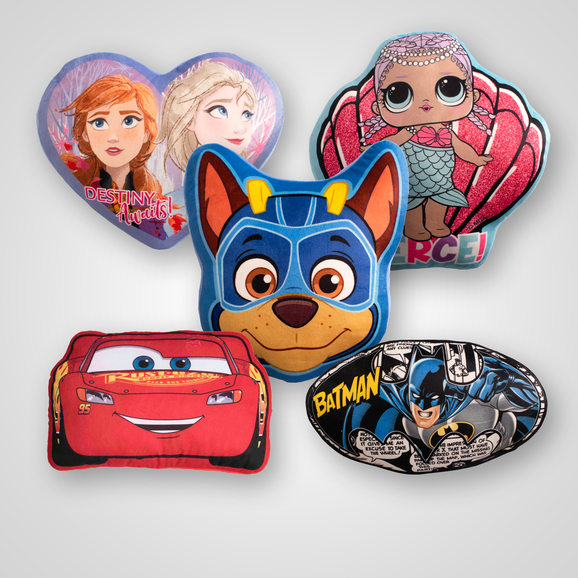 Set of 2 Plush Play Pillows