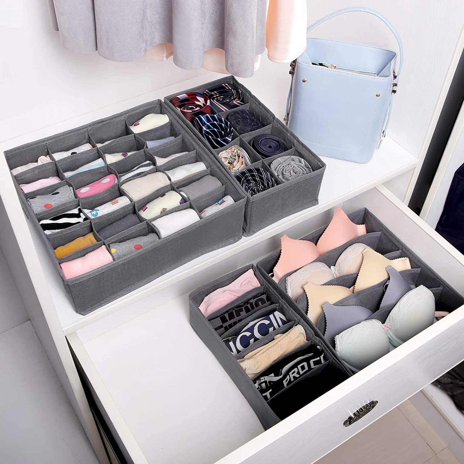 Set of 6 Multi-Functional Collapsible Organisers