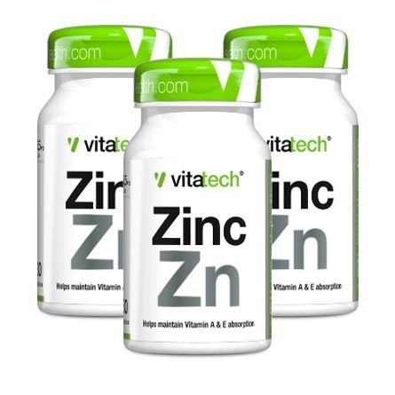 3-Month Supply Zinc (90 tablets)