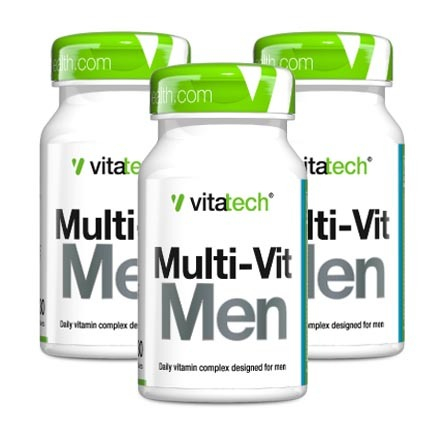 3-Month Supply Multi-Vitamin for Men (90 Tablets)