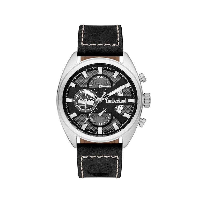 Men's Seabrook Multifunction Watch with Leather Strap