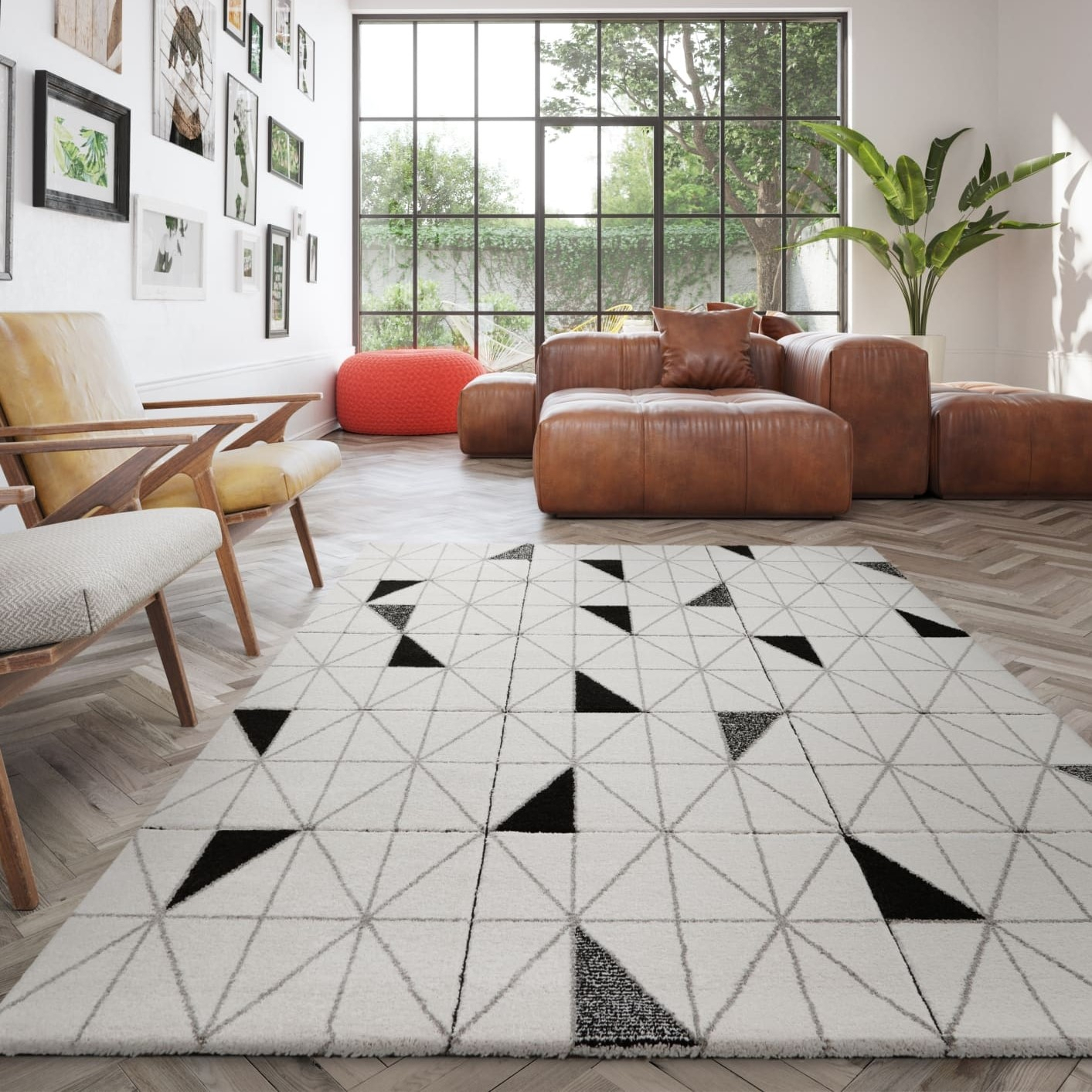 100% Polypropylene Shuffle Rugs (3 Sizes Available)