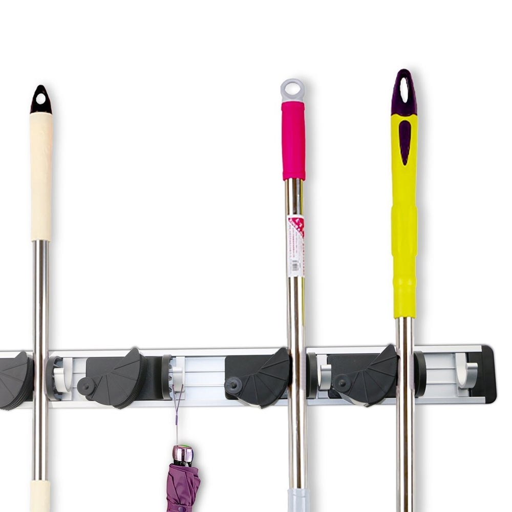 Multi Functional Aluminium Utility Rack with Slots and Hooks