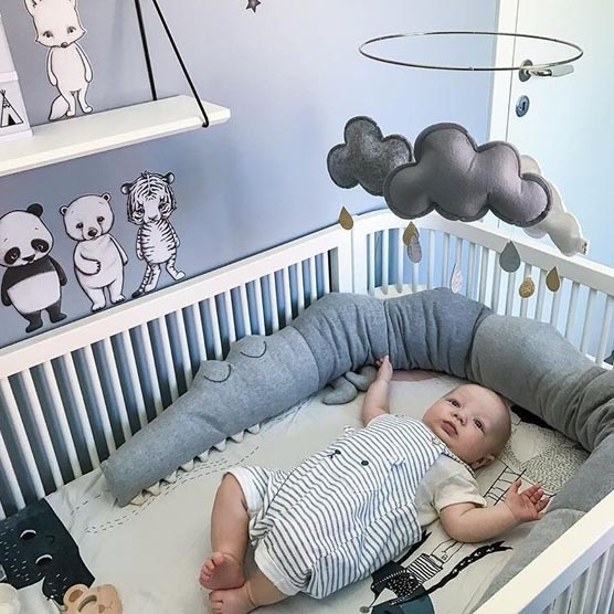 Crocodile Cot Bumper