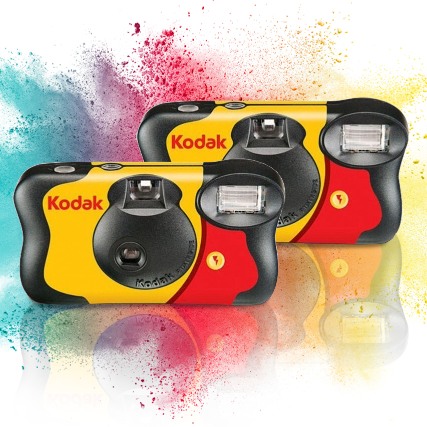 Pack of 2 Fun Saver 27+12 Disposable Camera 