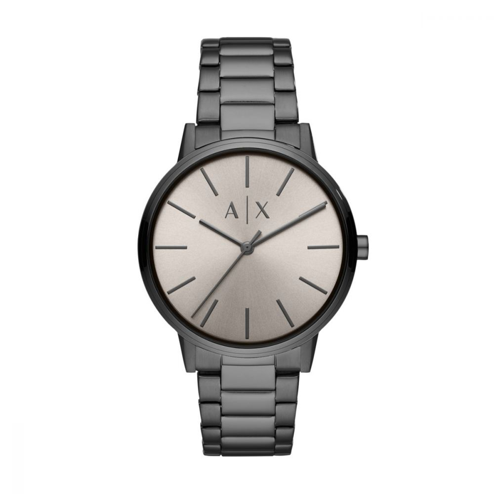 Men's Cayde Gunmetal Round Stainless Steel Watch