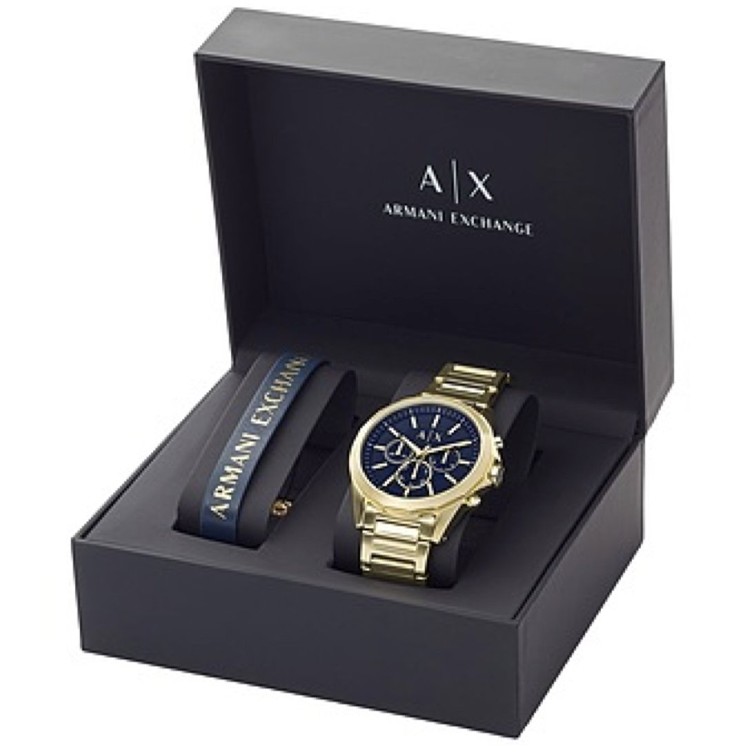 Men's Drexler Gold Round Stainless Steel Watch 