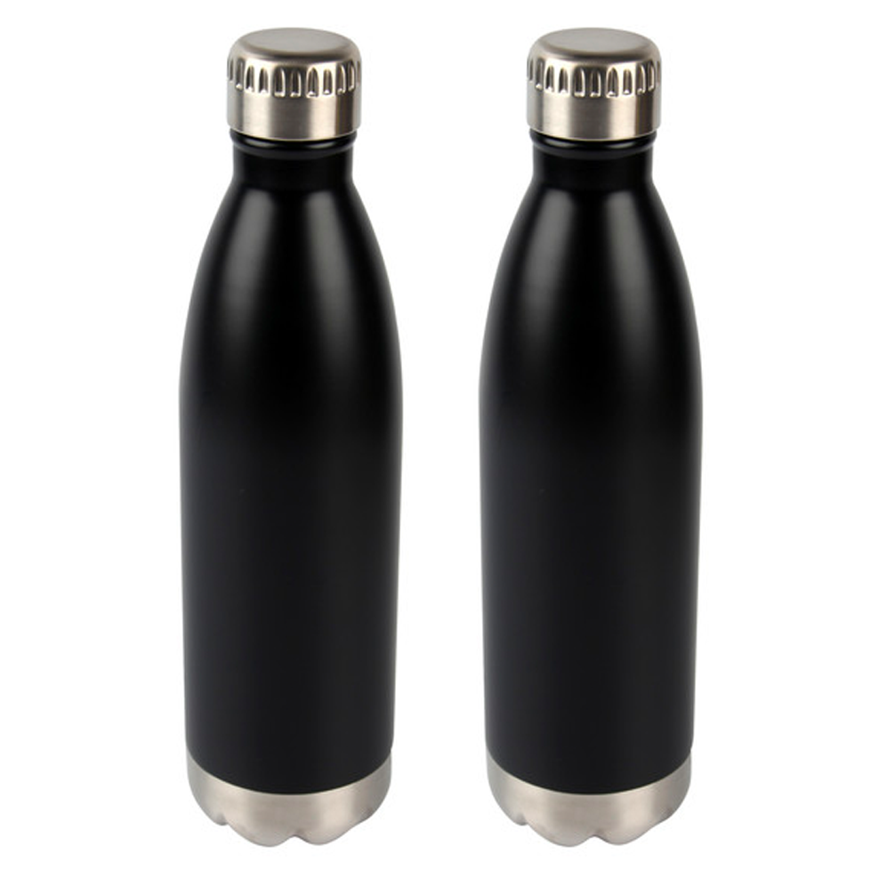 Pack of 2 500ml Stainless Steel Vacuum Bottle Flasks