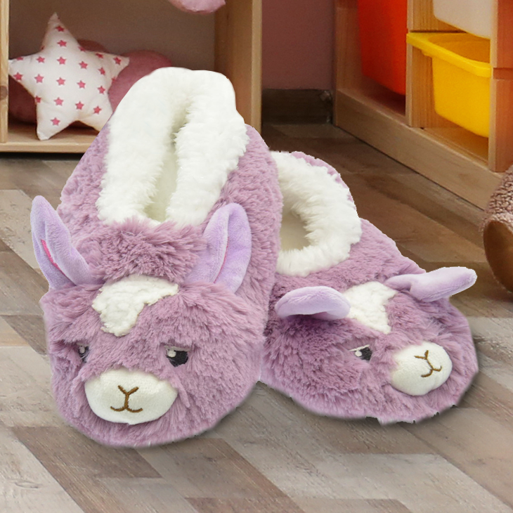 Kids Furry Foot Pals Slippers