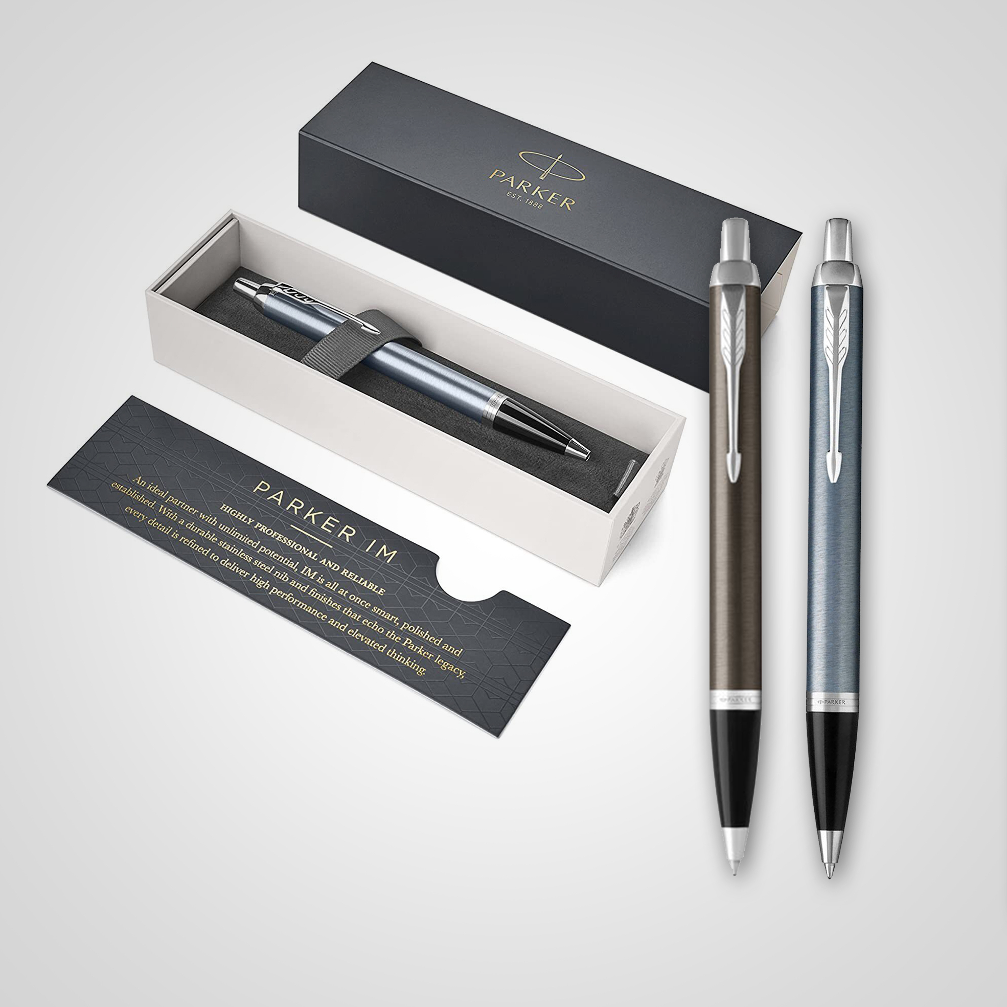 IM Premium Chrome Trim Ball Point Pens