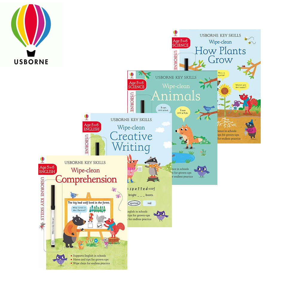 Age 5-6 Wipe-Clean Key Skills Bundle (4 Books)