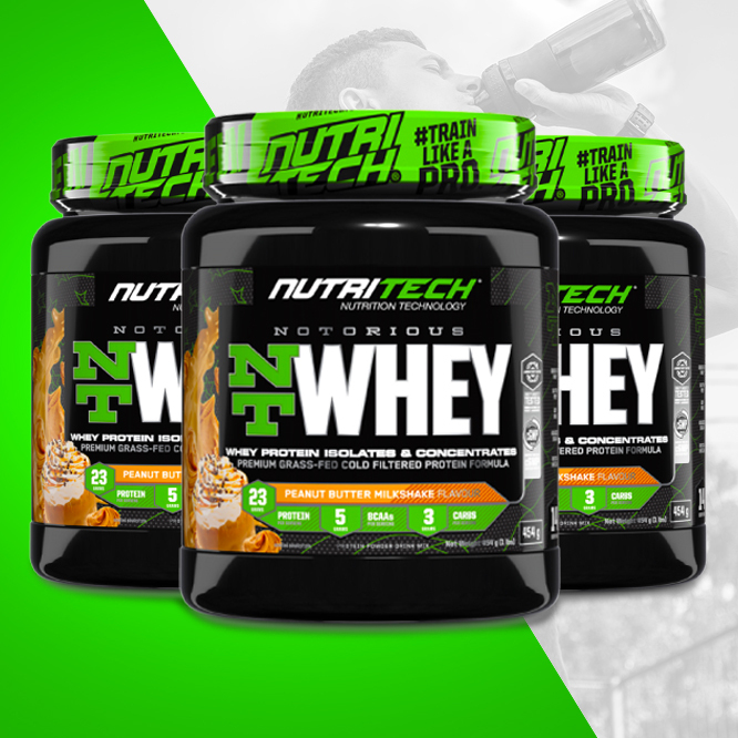 Pack of 3 Notorious NT Whey Protein (42 Servings)