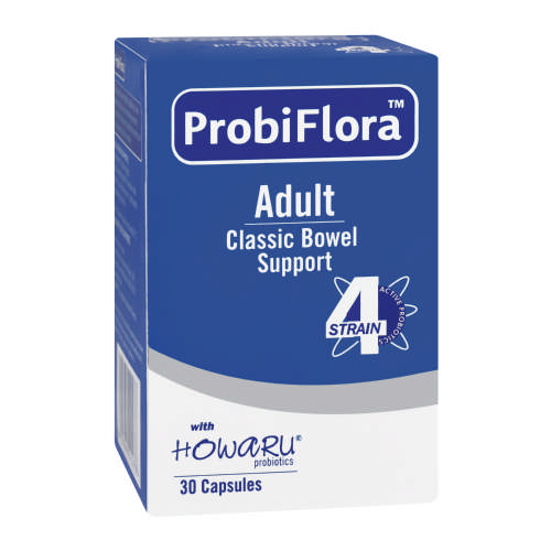 Adult Classic Bowel Support 4-Strain Probiotics (30 or 60 Capsules)