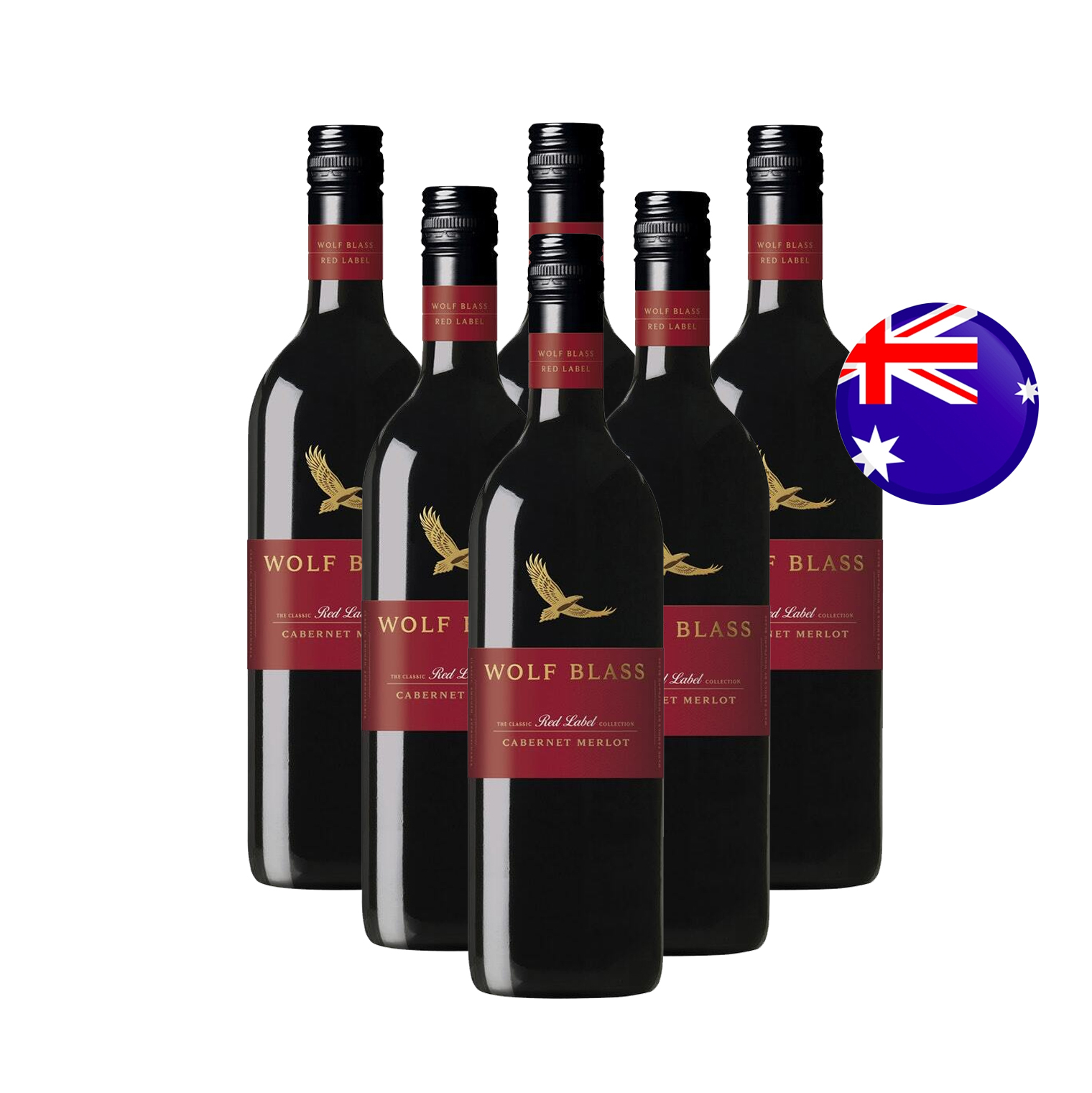 Red Label Cabernet Merlot 2016 (R88.16 Per Bottle, 6 Bottles)
