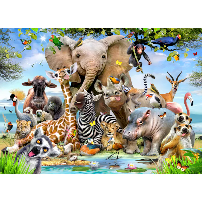 Africa Selfie 1000 Pieces