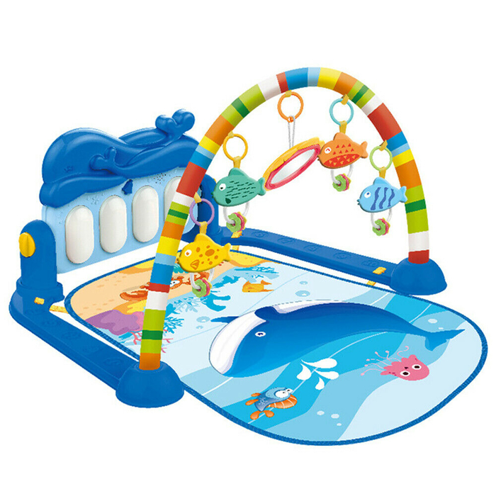 2-in-1 Baby Kick & Play Infant Music Fitness Rack