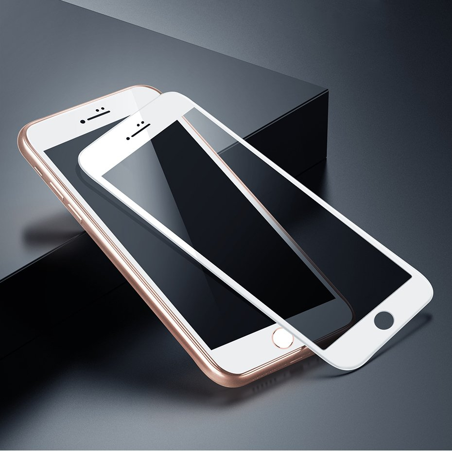 Curved 0.23mm Privacy Glass Screen Protector for iPhone 6, 6 Plus, 7, 7 Plus, 8 & 8 Plus