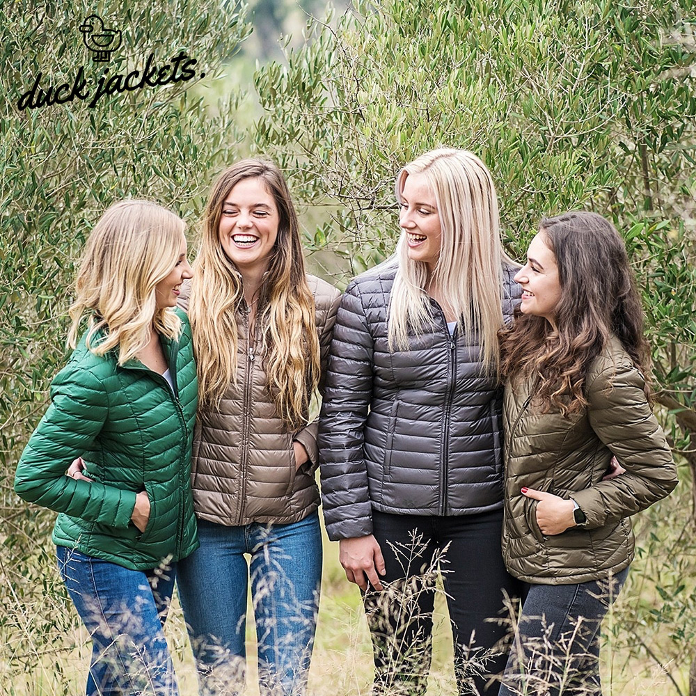 Ladies Ultra Light Duck Down Short Jackets