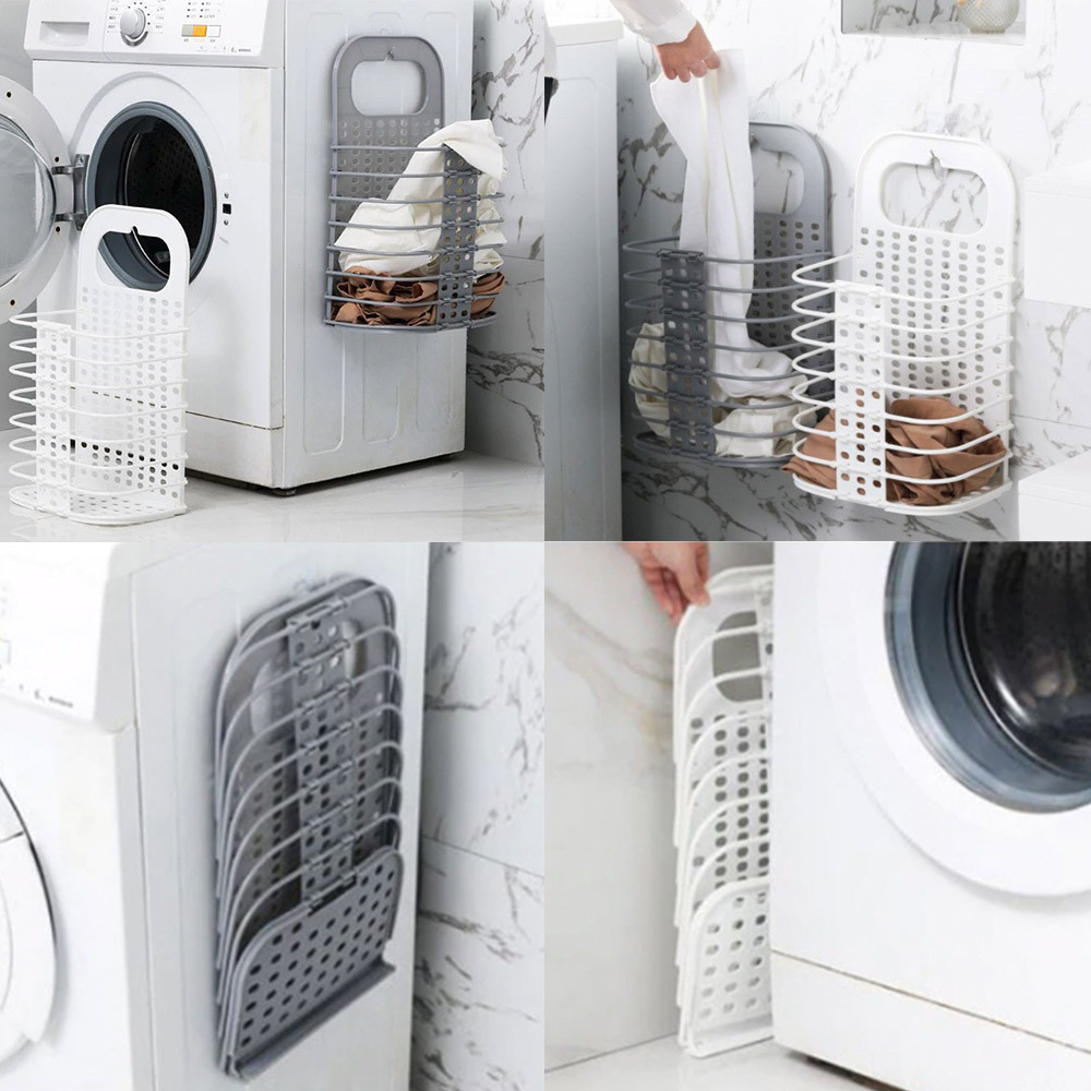 Portable Collapsible and Hanging Laundry Basket