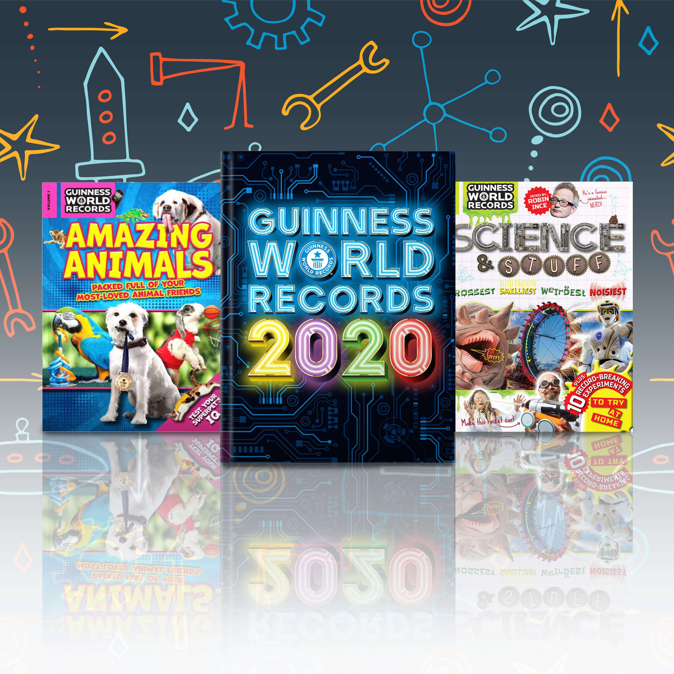 Book Bundle: World Records 2020, Amazing Animals & Science and Stuff