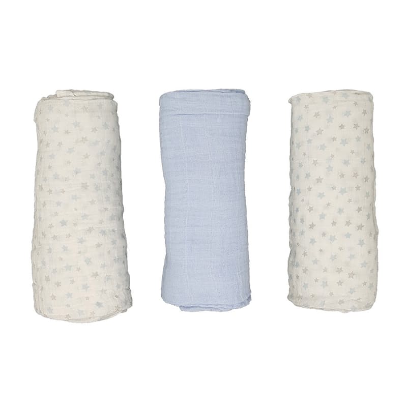 2x Blue Stars & 1x Blue Solid