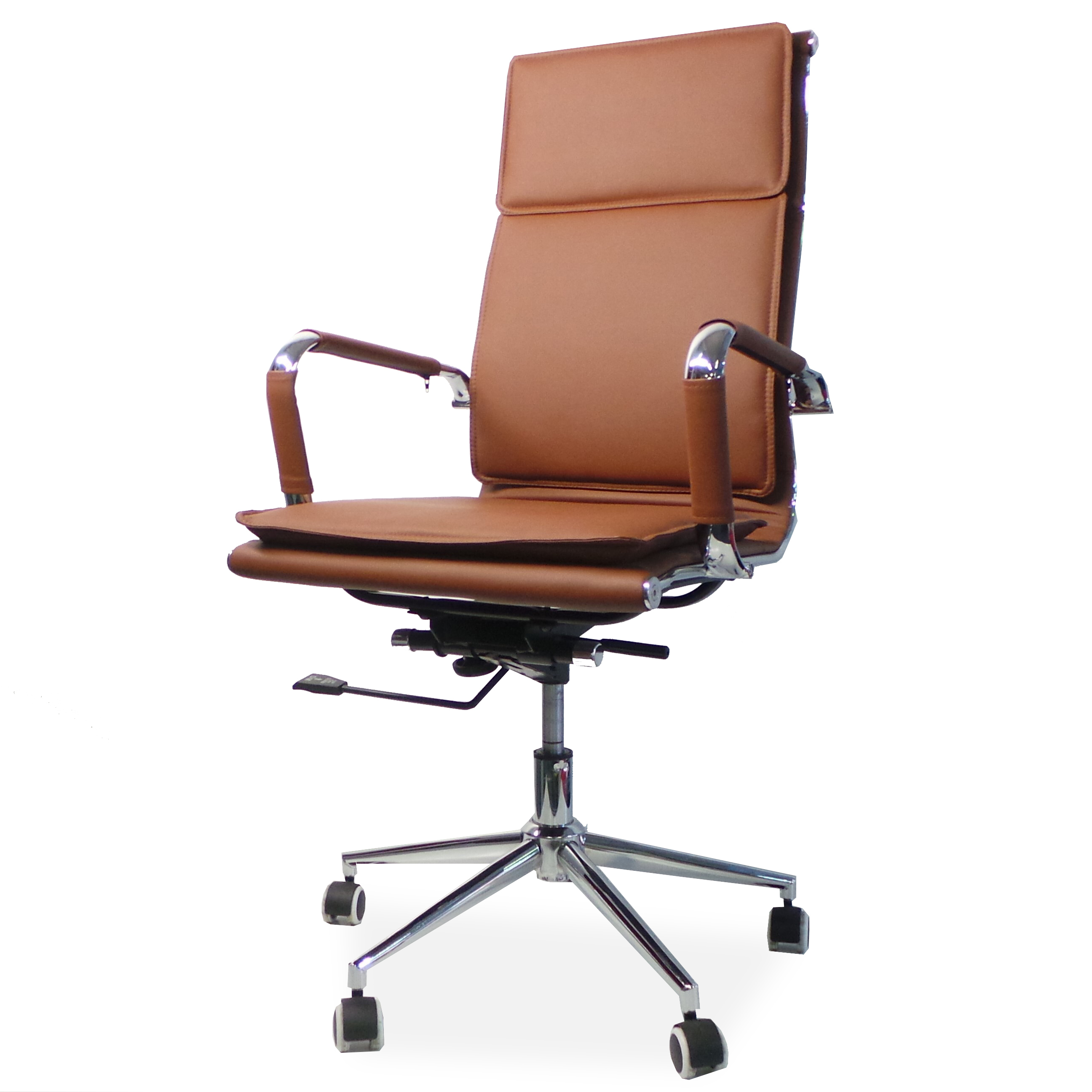 Eames Style High Padded Back Office Chair with Gas Height Adjustment