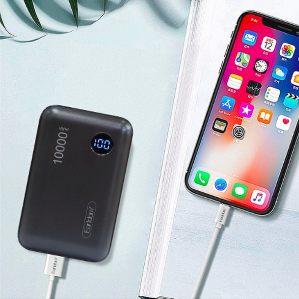 10000mAh Mini Fast Charging Power Bank with LED Indicator