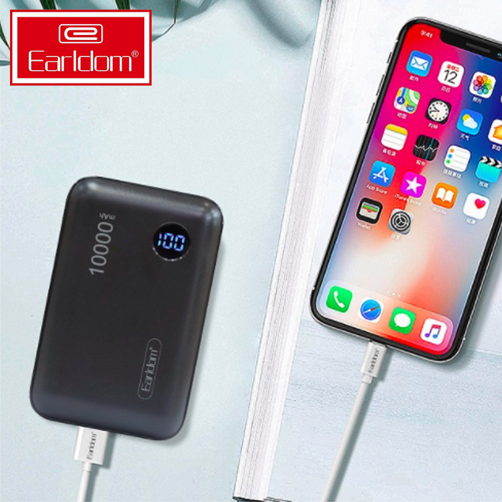 10000mAh Mini Fast Charging Power Bank with LED Indicator