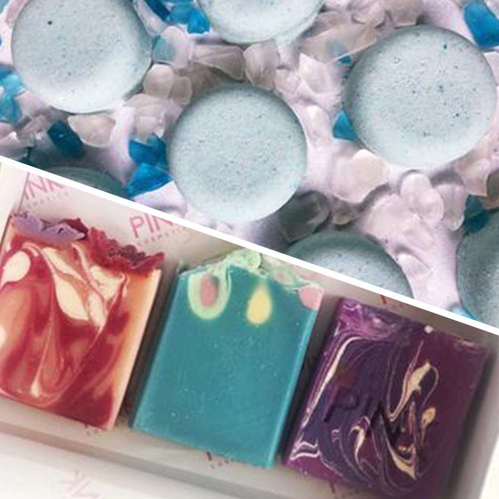 Shower Fizzers and Assorted Artisan Soaps
