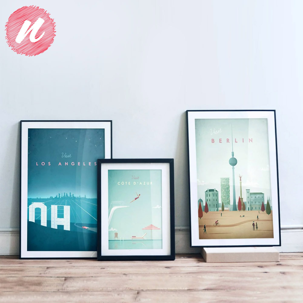 Set of 3 City Scene Prints
